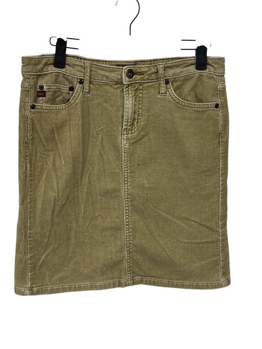 Vintage LEI Women's Brown Corduroy Mini Skirt Size 29