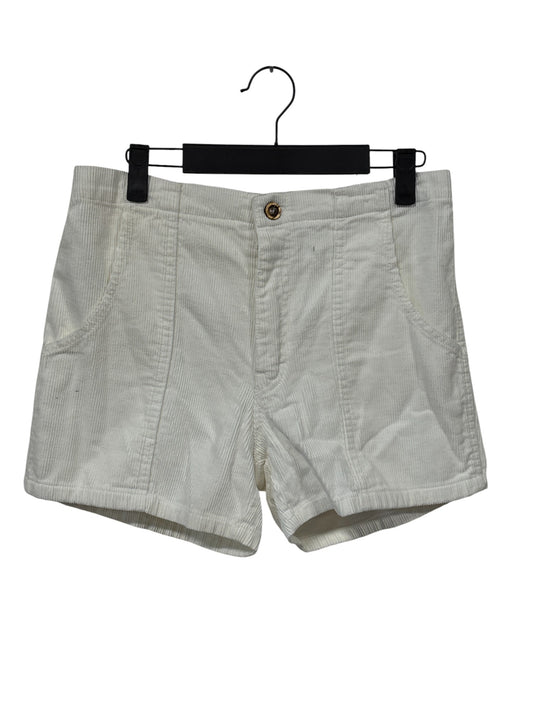 Vintage 90's Women's White Corduroy Shorts Size 29
