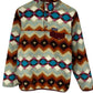 Vintage Patagonia Synchilla Snap T Aztec Print Fleece Sweater Size Medium