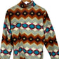 Vintage Patagonia Synchilla Snap T Aztec Print Fleece Sweater Size Medium