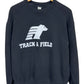Vintage Billings Montana West High School Track Field Sweater Size Large
