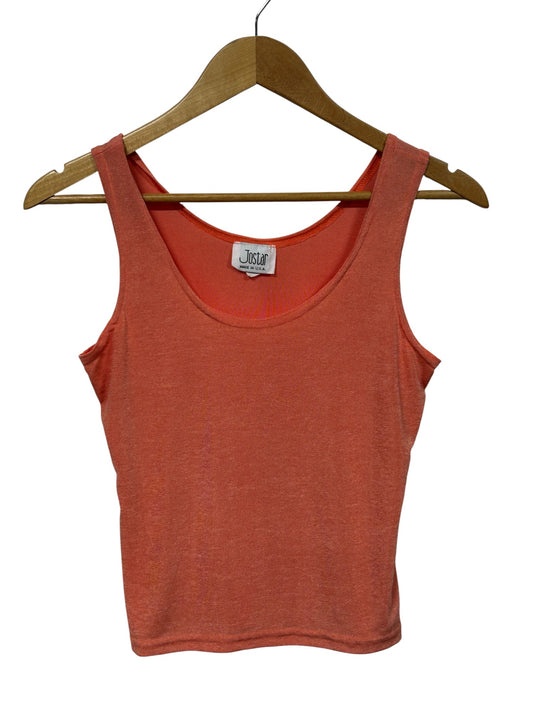 Vintage 90's Women's Clay Red Tank Top Shirt Size XL