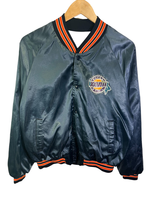 Vintage 1994 Chalk Line Super Bowl Georgia Satin Jacket Size Medium