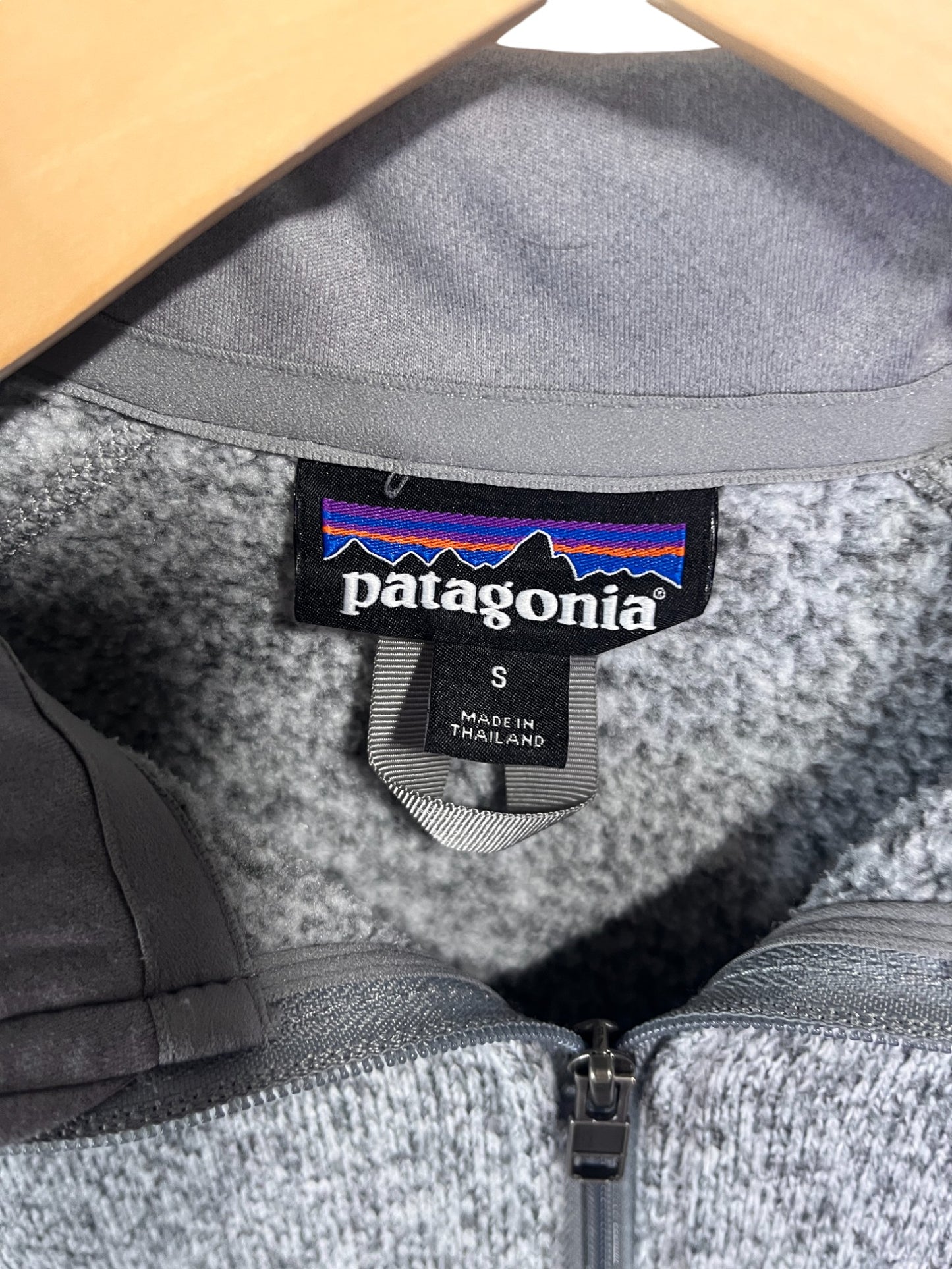 Patagonia Better Sweater Grey Quarter Zip Size Small