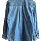 Vintage 90's Planet Hollywood Denim Button Up Shirt Size Small