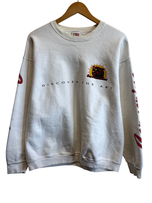 Vintage 90's California Superbike Motorcycle Racing School Sweater Size Large