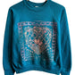 Vintage 90's Women's Fall Collage Graphic Sweater Size Medium