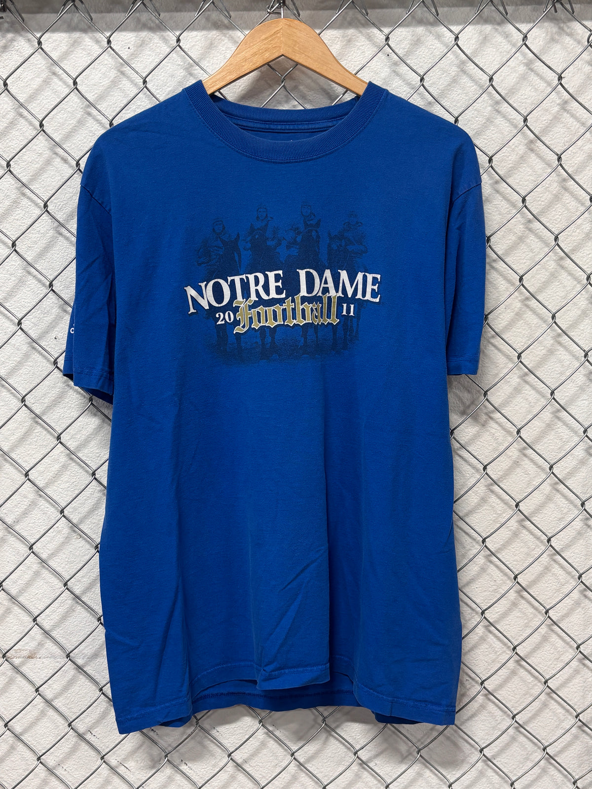 Adidas Notre Dame Football Graphic Tee Size XL