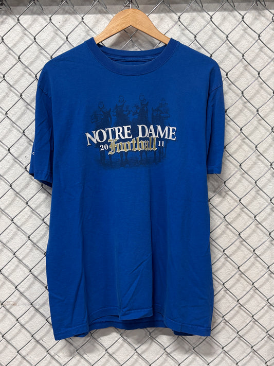 Adidas Notre Dame Football Graphic Tee Size XL