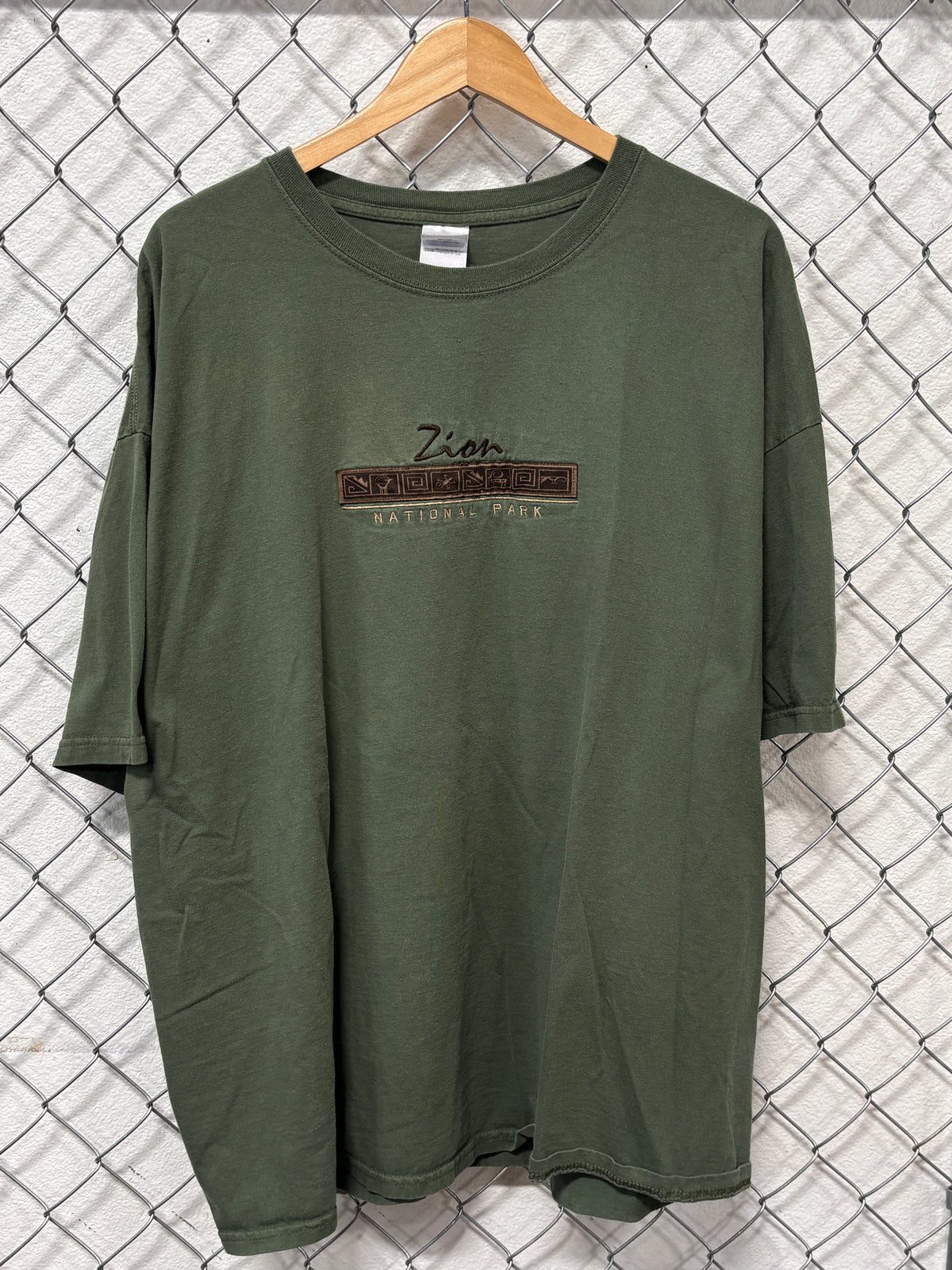 Y2K Zion National Park Nature Graphic Tee Size 3XL