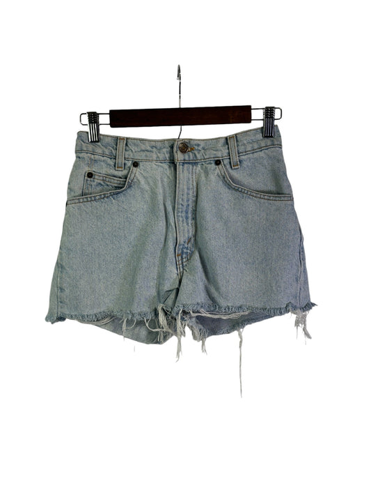 Vintage 90's Levi's Orange Tab 550 Cutoff Denim Shorts Size 27