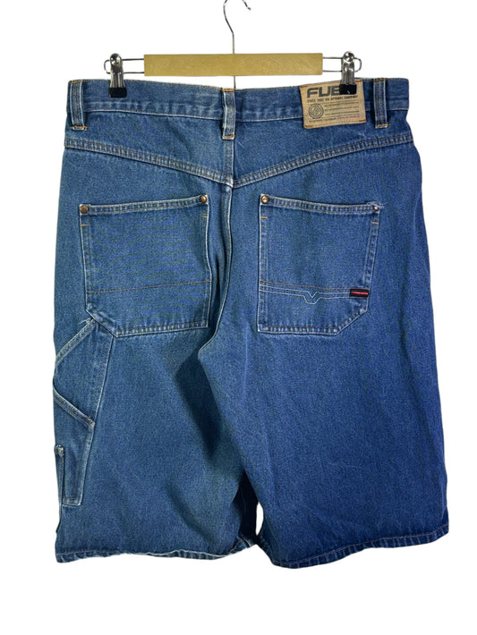 Vintage Y2K FUBU Baggy Denim Jean Shorts Size 36