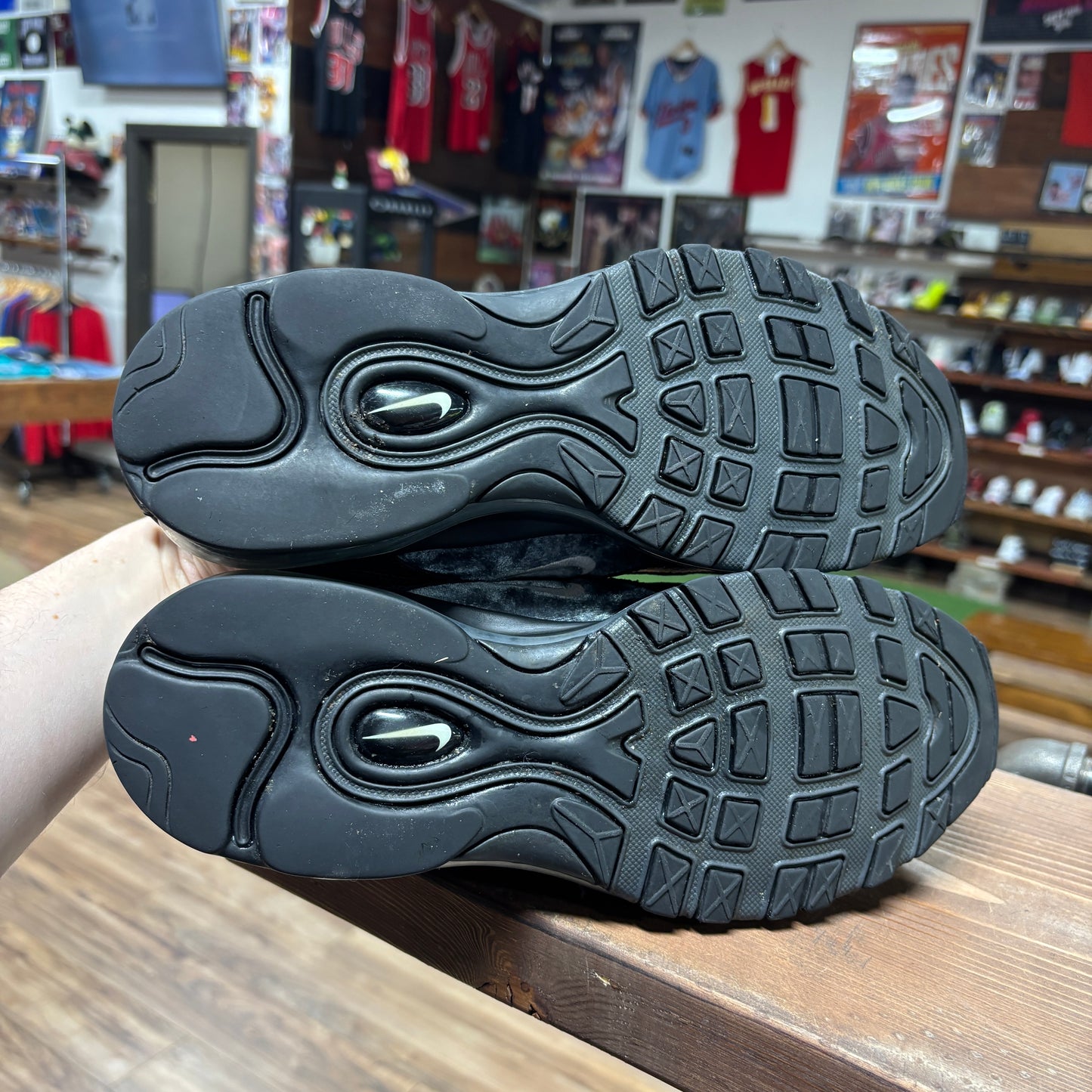 Nike Air Max 97 'Black White Anthracite' Size 10