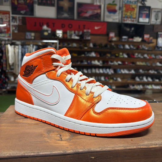 Jordan 1 Mid 'Metallic Orange' Size 10