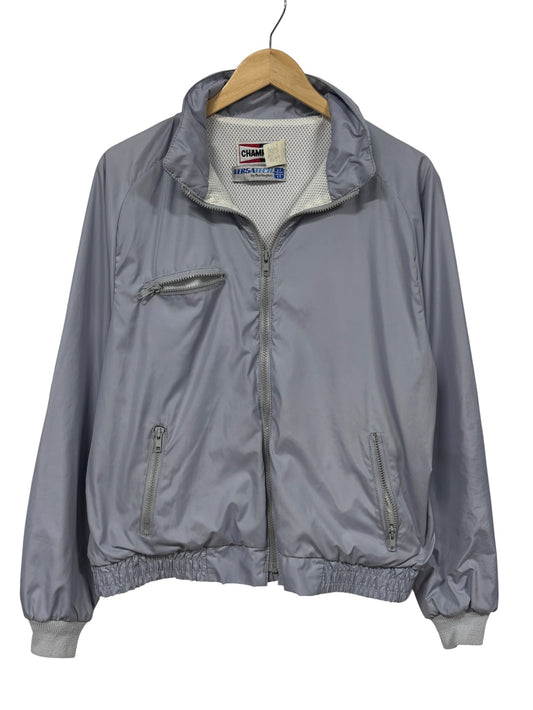 Vintage 80's Champion Full Zip Windbreaker Jacket Size Large