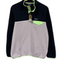 Patagonia Synchilla Snap T Pink Navy Blue NWT Size Large