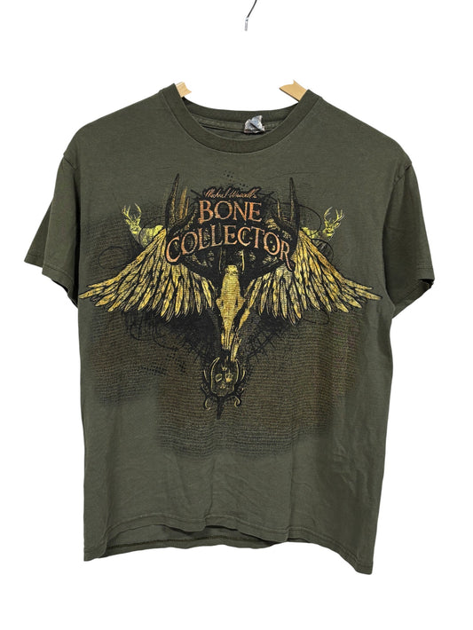 Vintage Y2K Bone Collector Affliction Style Tee Size Medium