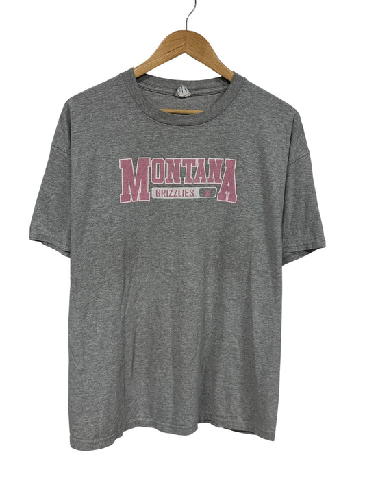 Vintage Y2K Montana Grizzlies Graphic Tee Size XL