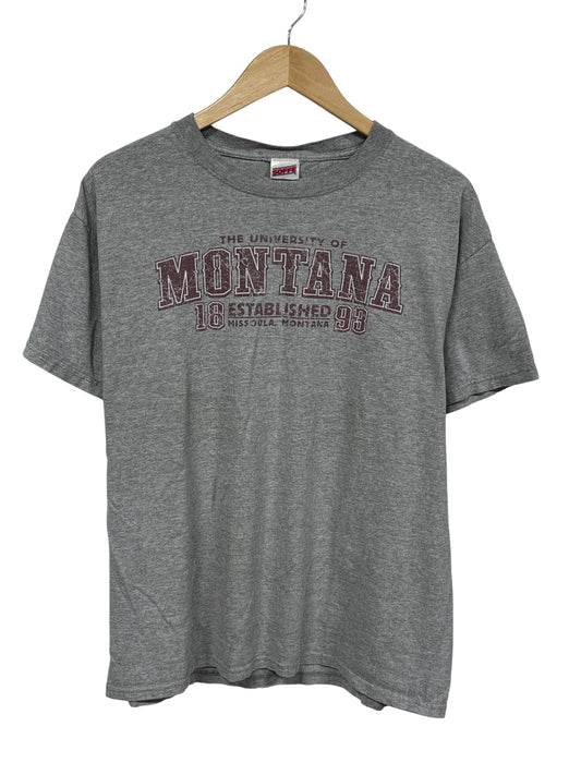 Vintage Y2K Montana Grizzlies Graphic Tee Size Large