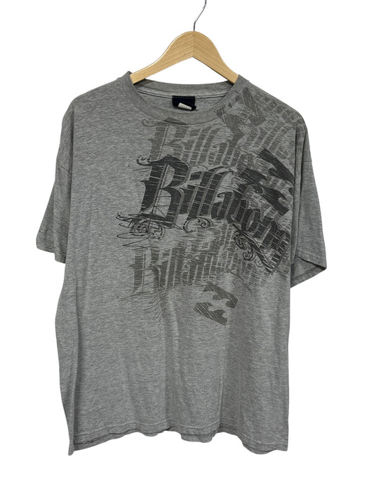 Vintage Y2K Billabong Big Print Surf Graphic Tee Size XL