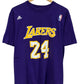 Vintage Y2K Adidas Kobe Bryant Lakers Graphic Tee Size Medium