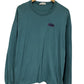 Vintage 90's Rocke Gear Classic Logo Overdyed Green Shirt Size Medium