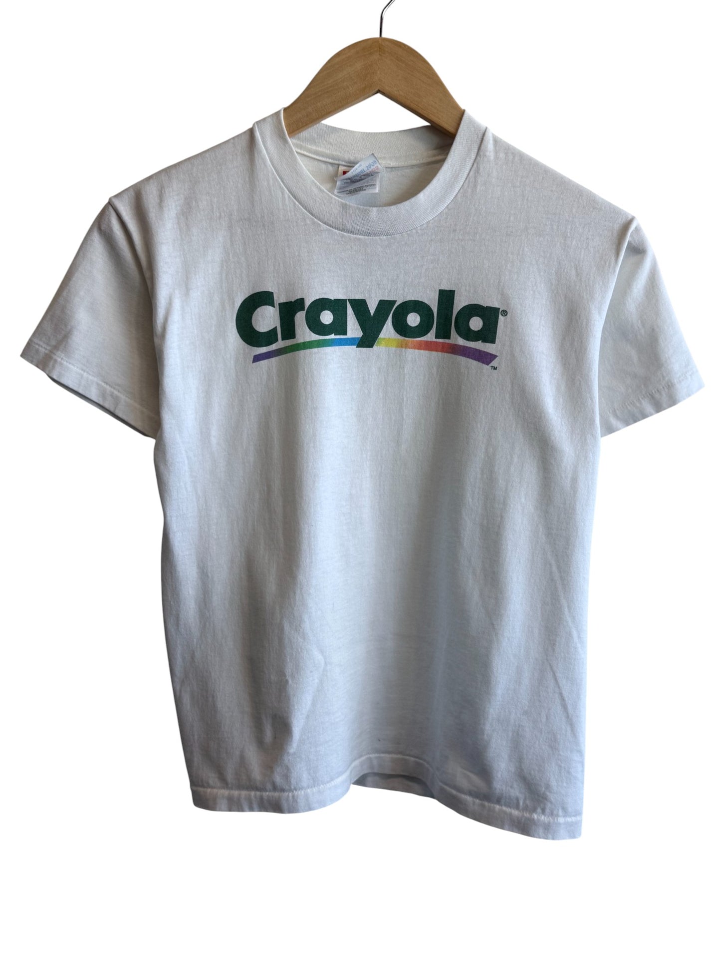 Vintage 90's Crayola Crayons Logo Graphic Tee Size Small (Youth Large)
