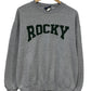 Vintage 90's Rocky Mountain College Grey Crewneck Sweater Size Medium