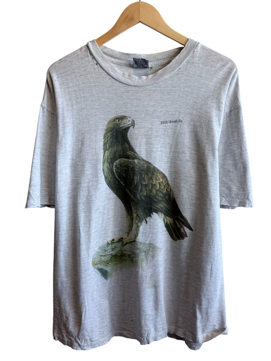 Vintage 90's Bird Life Nature Graphic Tee Size XL