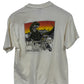 Vintage 90's Just Ride Leaping Lizard Biker Graphic Tee Size Medium