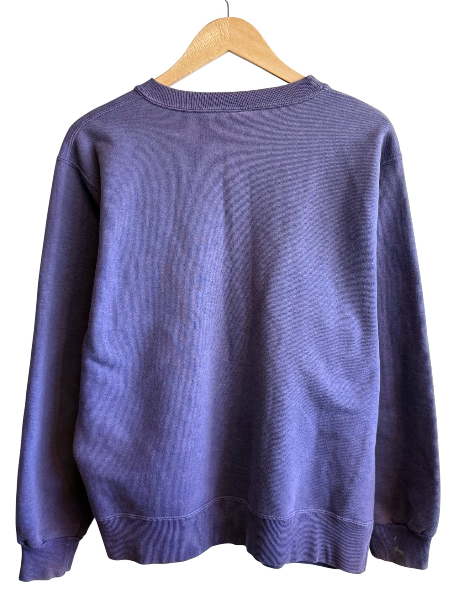 Vintage 90's Champion Made in USA Navy Blue Faded Sweater Size Large