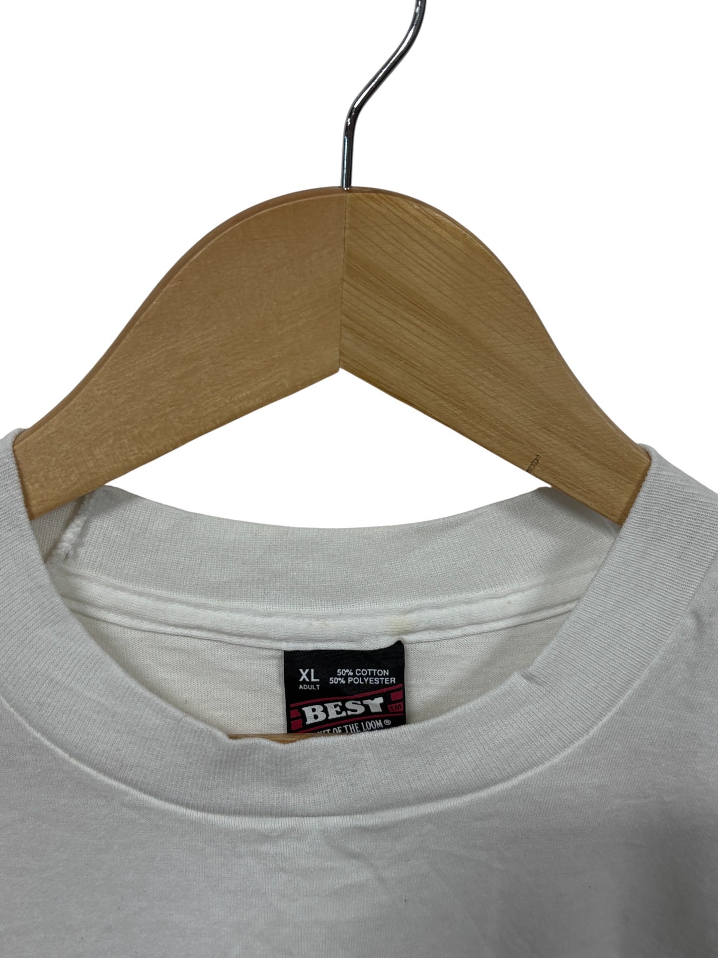 Vintage 90's Retired License Plate Graphic Tee Size XL