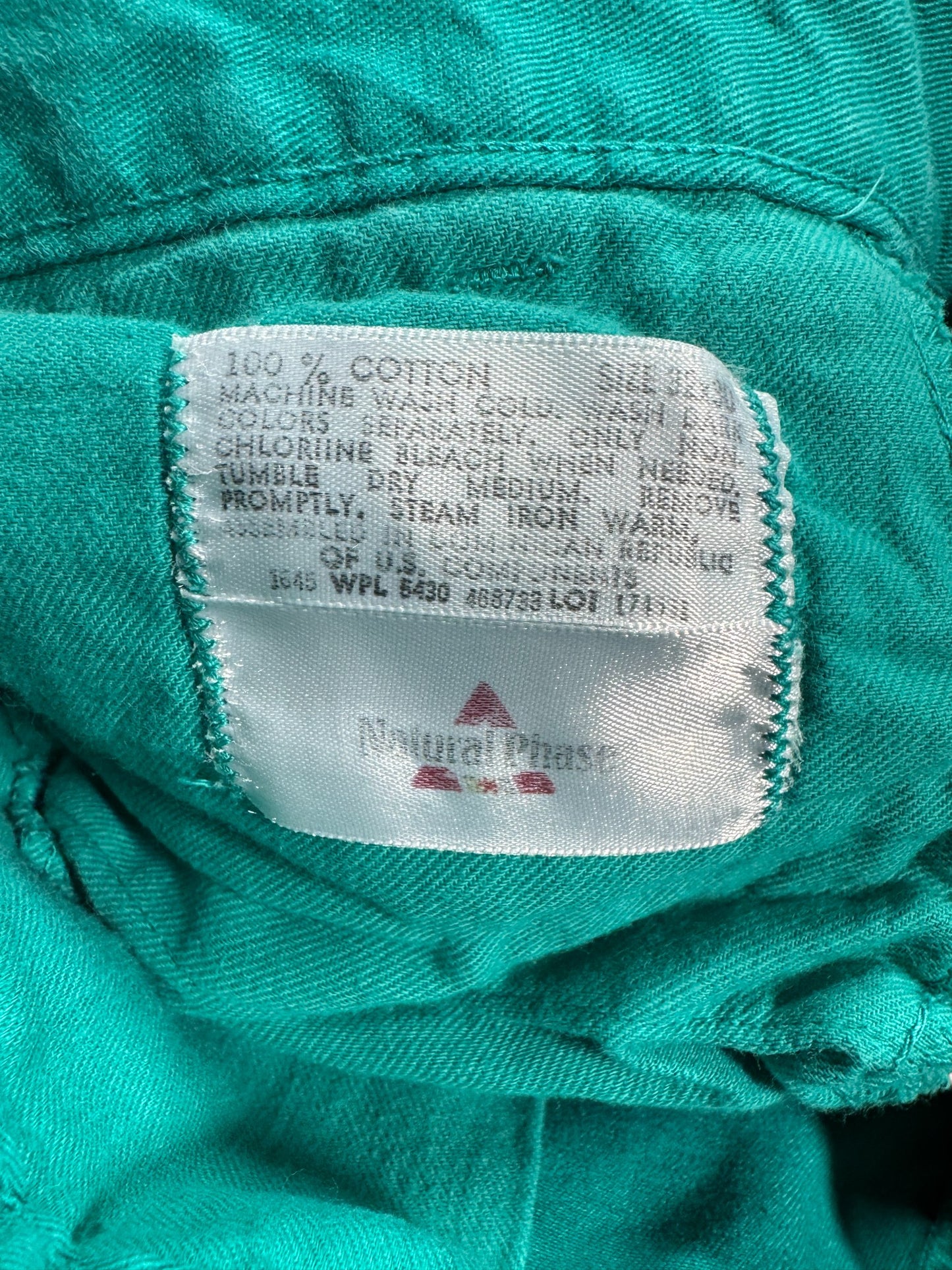 Vintage 80's JH Breakers Turquoise Women's Pants Size 30x29