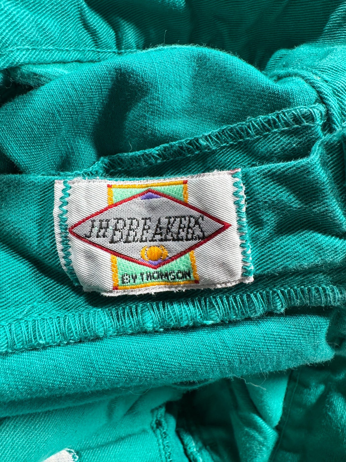 Vintage 80's JH Breakers Turquoise Women's Pants Size 30x29