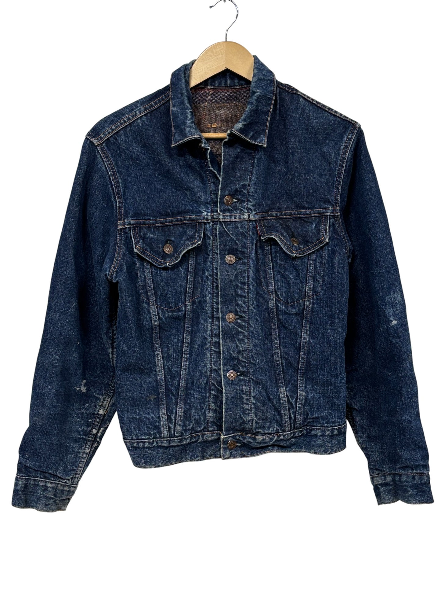 Vintage 70's Levi's Big E Denim Trucker Jacket Size Medium