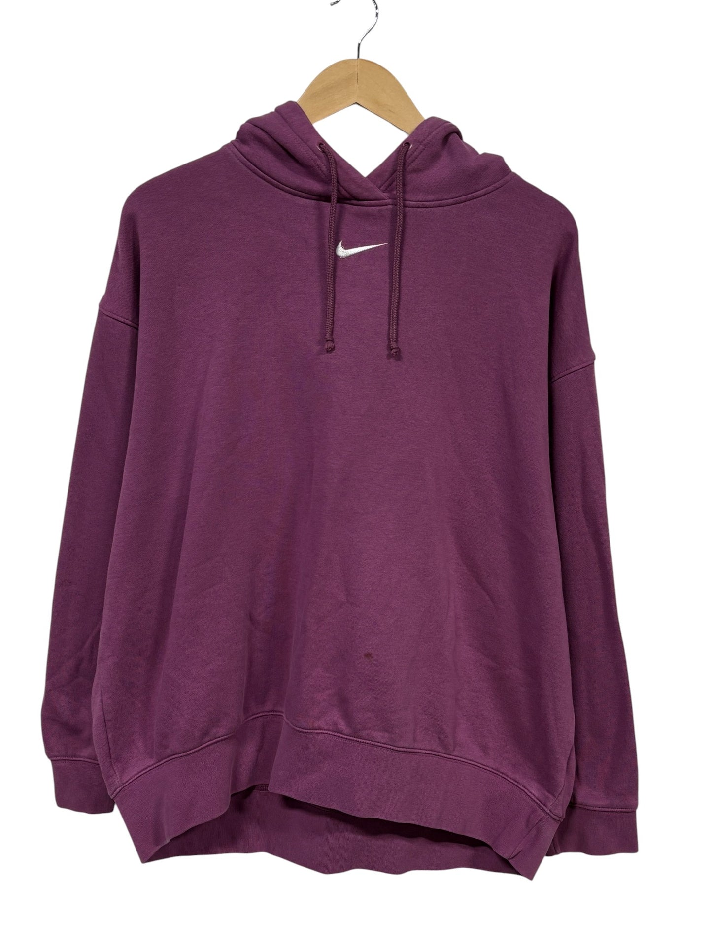 Nike Purple Center Swoosh Hoodie Size Large