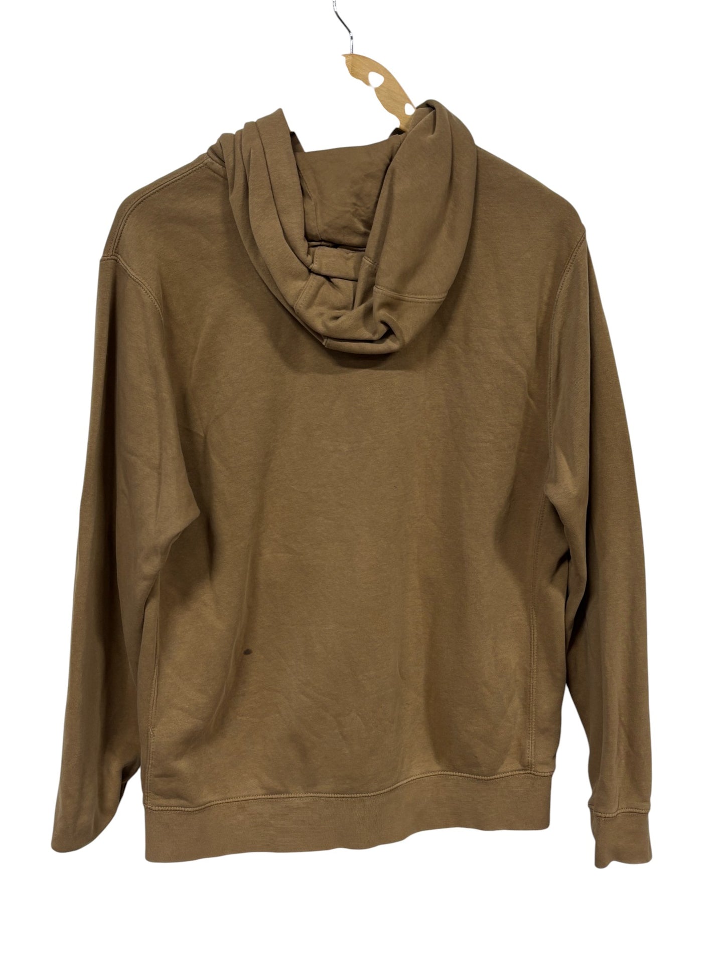 Nike Brown Futura Logo Swoosh Hoodie Size Large