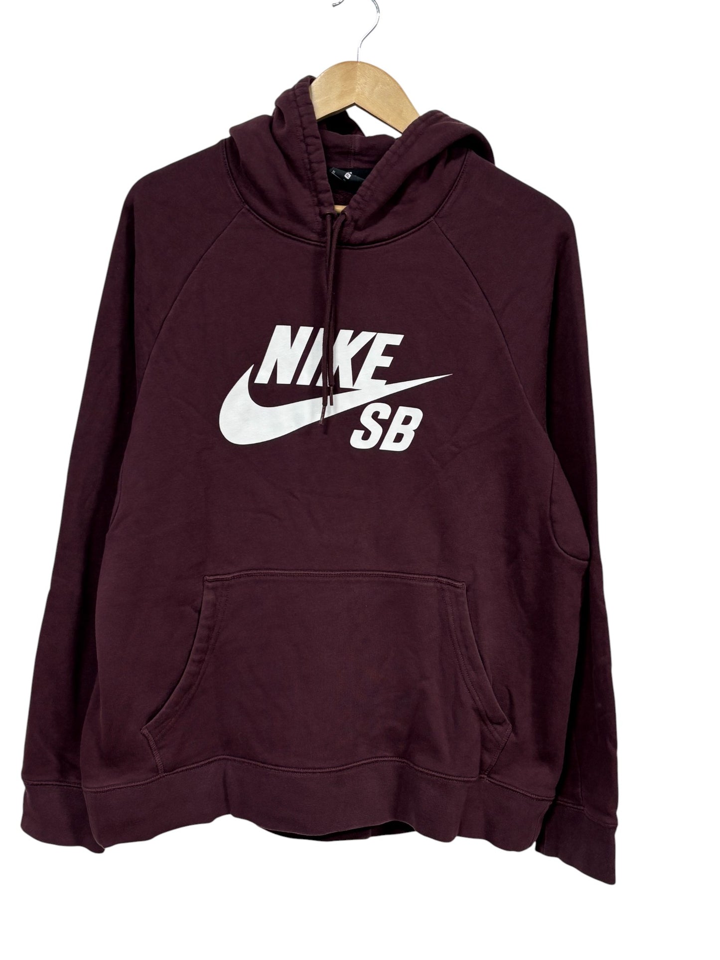 Nike SB Classic Logo Maroon Hoodie Size XL