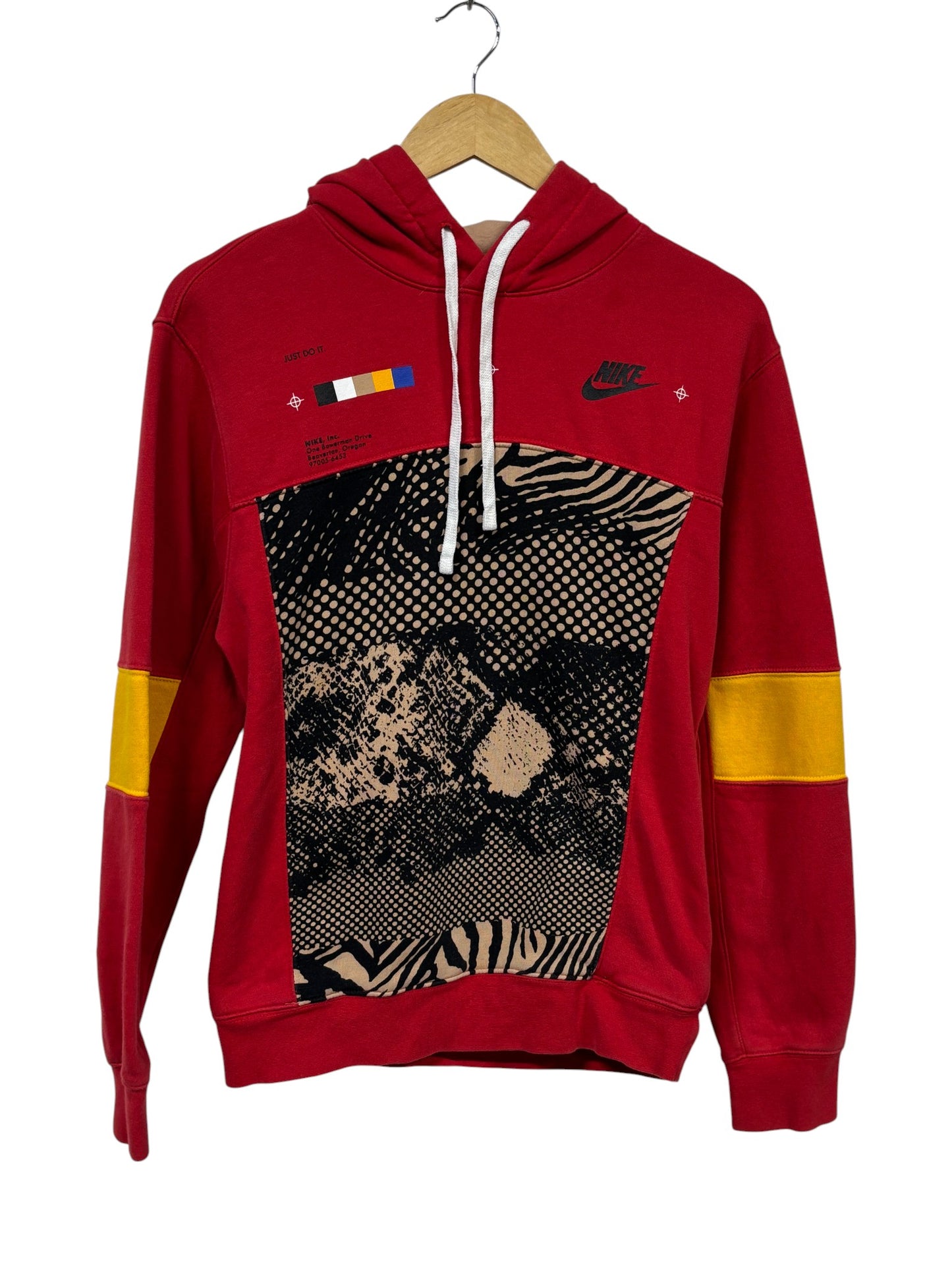 Nike Red Just Do It Pullover Hoodie Size Medium