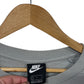 Nike Air Grey Two Tone Swoosh Crewneck Sweater Size Large