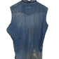 Vintage Wrangler Pearl Snap Cutoff Button Up Shirt Size XL