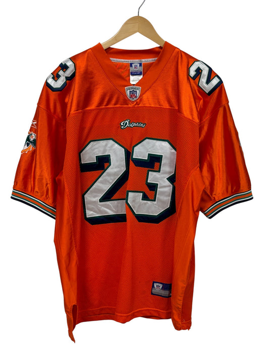 Vintage Reebok NFL Miami Dolphins Ronnie Brown #23 Jersey Size XXL