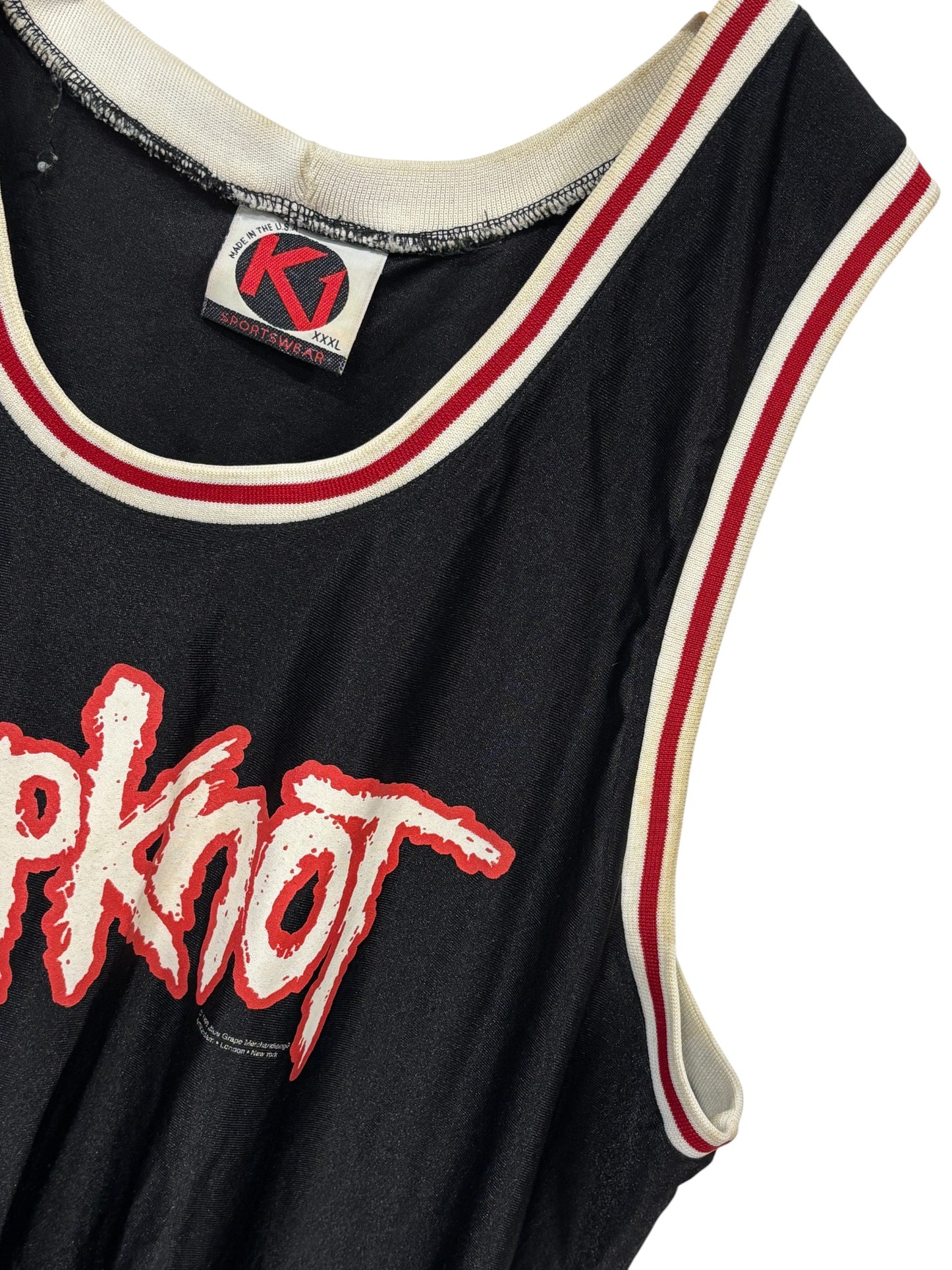 Vintage 1998 Slipknot Basketball Jersey Size 3XL