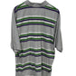 Vintage Y2K Sean John Striped Grey Polo Size XXL