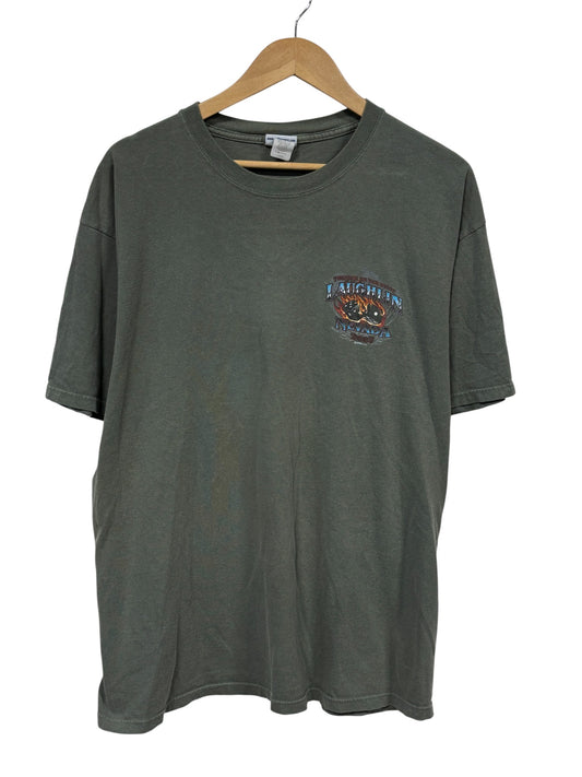 Vintage Y2K Laughlin Classic Car Meet Graphic Tee Size Large