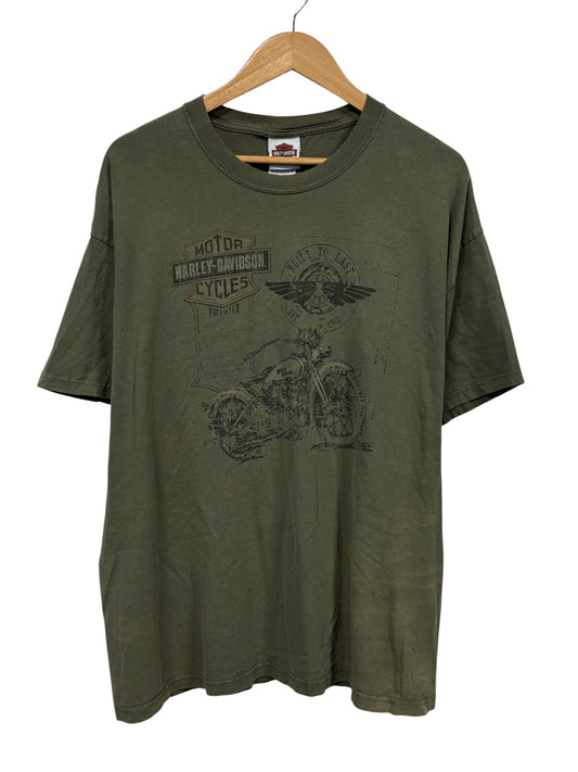 Harley Davidson Boston Massachusetts Biker Graphic Tee Size XL