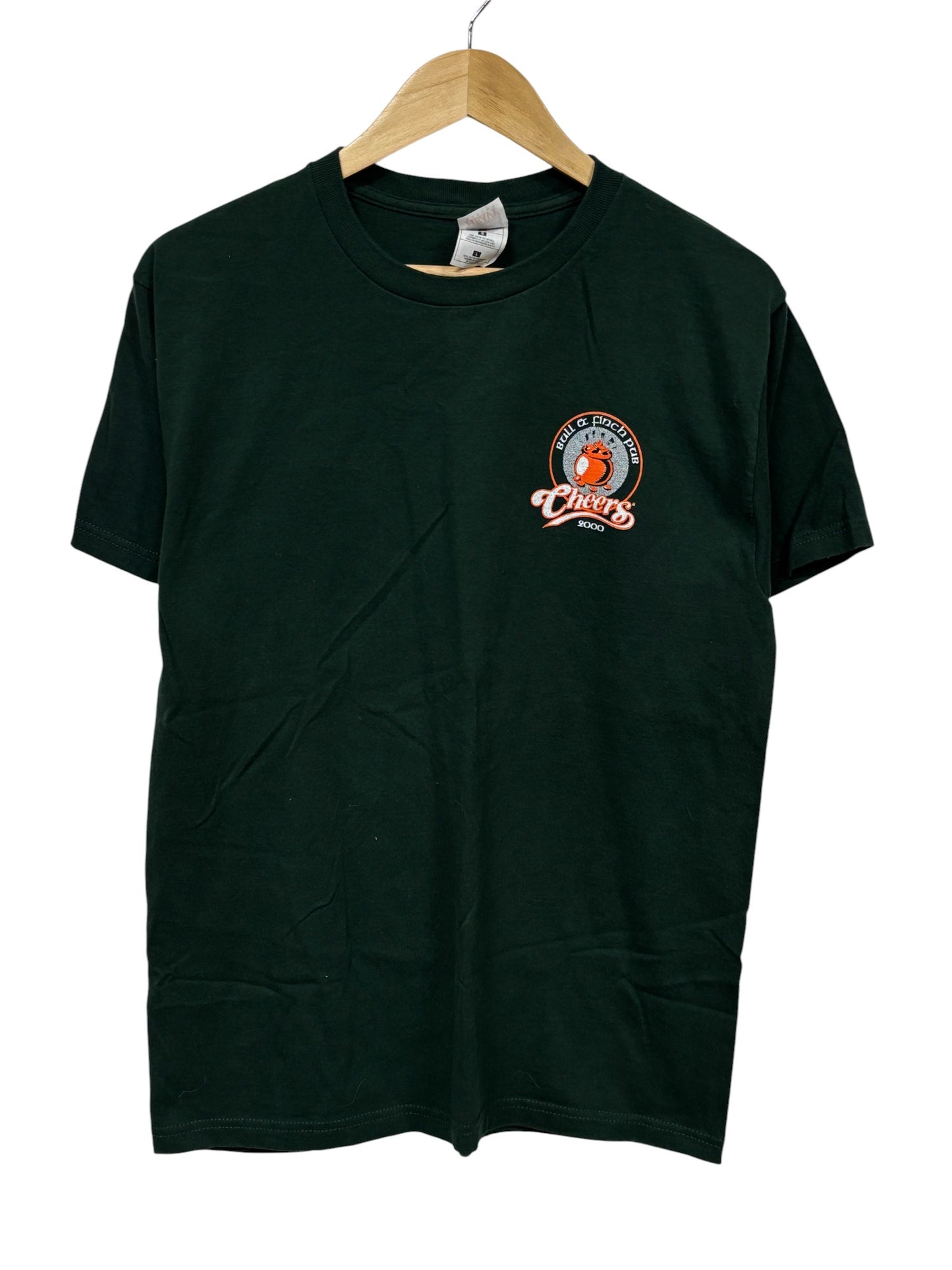 Vintage 2000 Cheers St. Patrick's Day TV Promo Graphic Tee Size Large