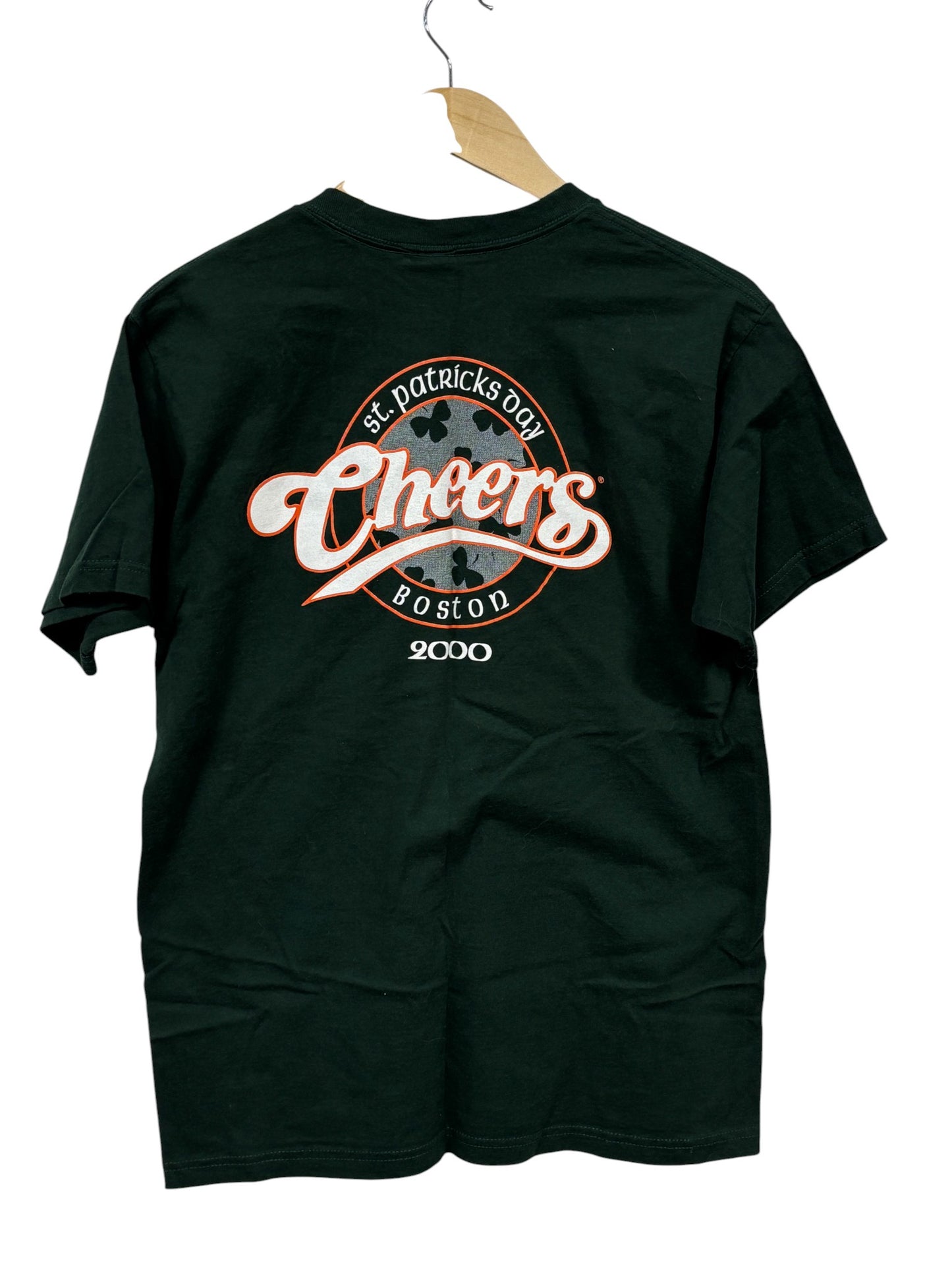 Vintage 2000 Cheers St. Patrick's Day TV Promo Graphic Tee Size Large