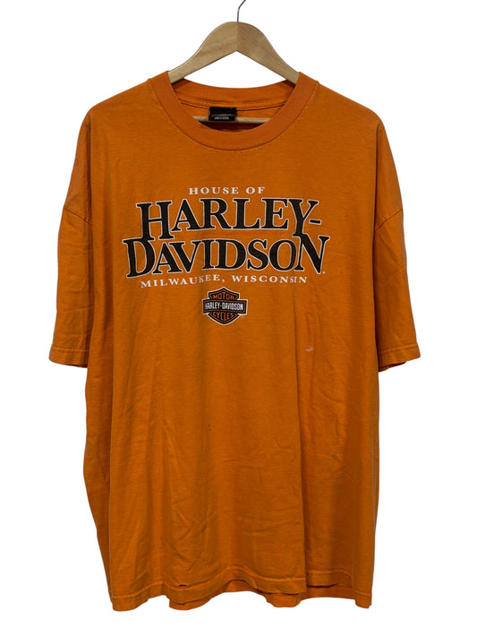 Harley Davidson House of Harley Wisconsin Biker Graphic Tee Size XXL