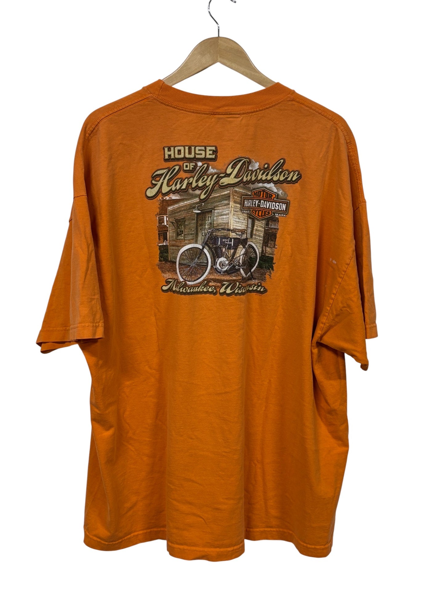 Harley Davidson House of Harley Wisconsin Biker Graphic Tee Size XXL
